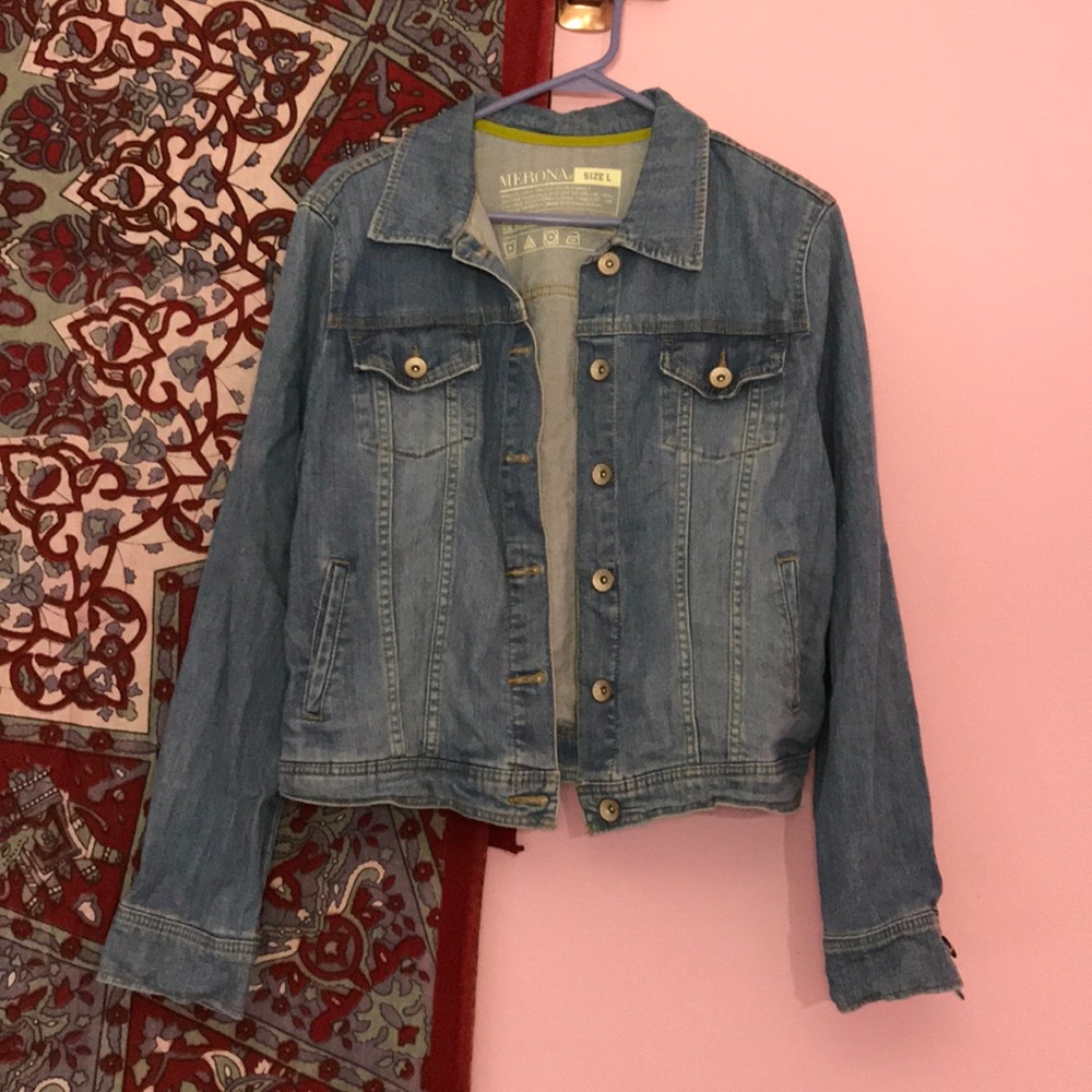 Light blue denim jacket